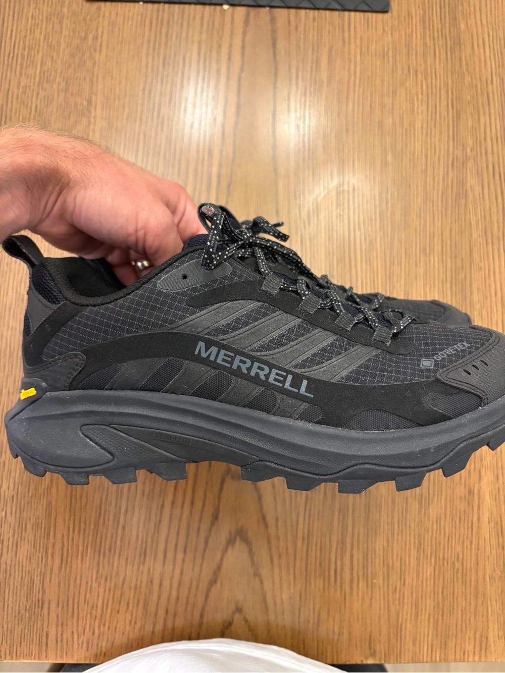 Merrell Men's Black Athletic Trail Shoe